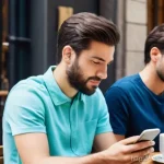 디지털디톡스와 스마트폰 의존 탈피 - **Prompt 1: The "Hook" of Notifications**
    "A candid, cinematic shot of a bustling outdoor cafe i...