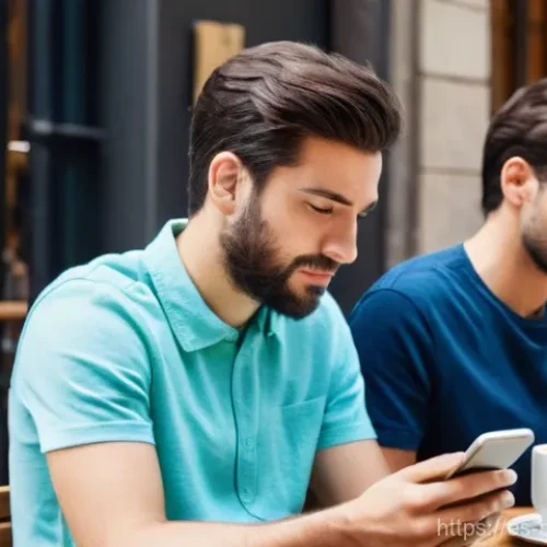 디지털디톡스와 스마트폰 의존 탈피 - **Prompt 1: The "Hook" of Notifications**
    "A candid, cinematic shot of a bustling outdoor cafe i...